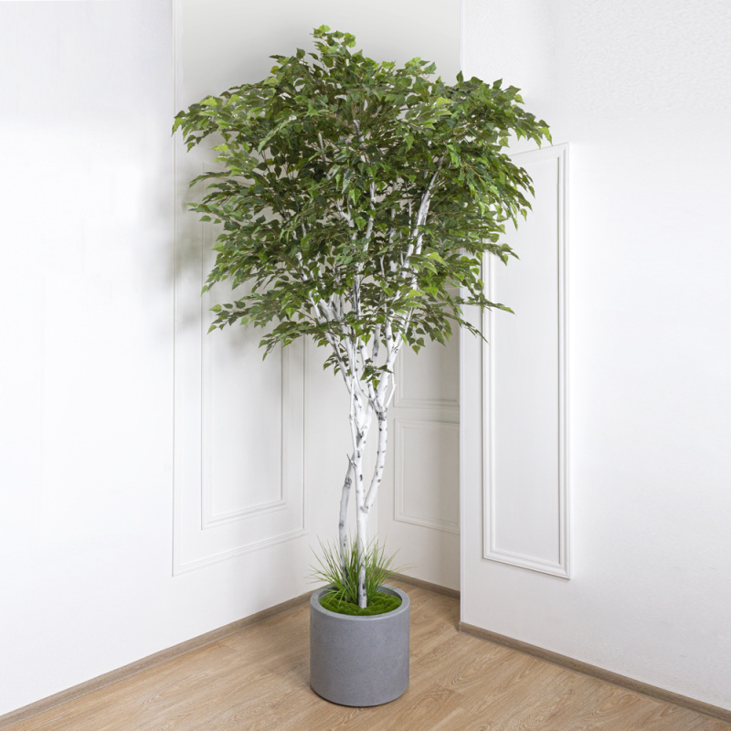 280/РН/12М(з) Береза искусственная h280см (латекс)_3