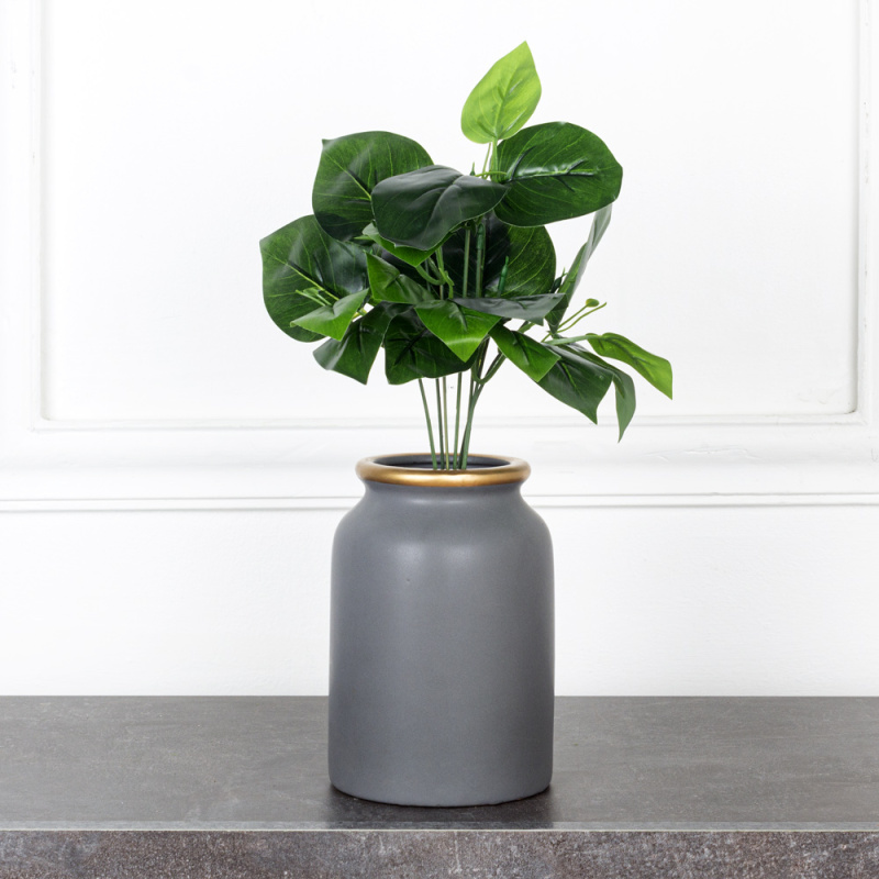 7143/А2785-101 Сциндапсус искусственный куст 7 частей h39см, зеленый (латекс)