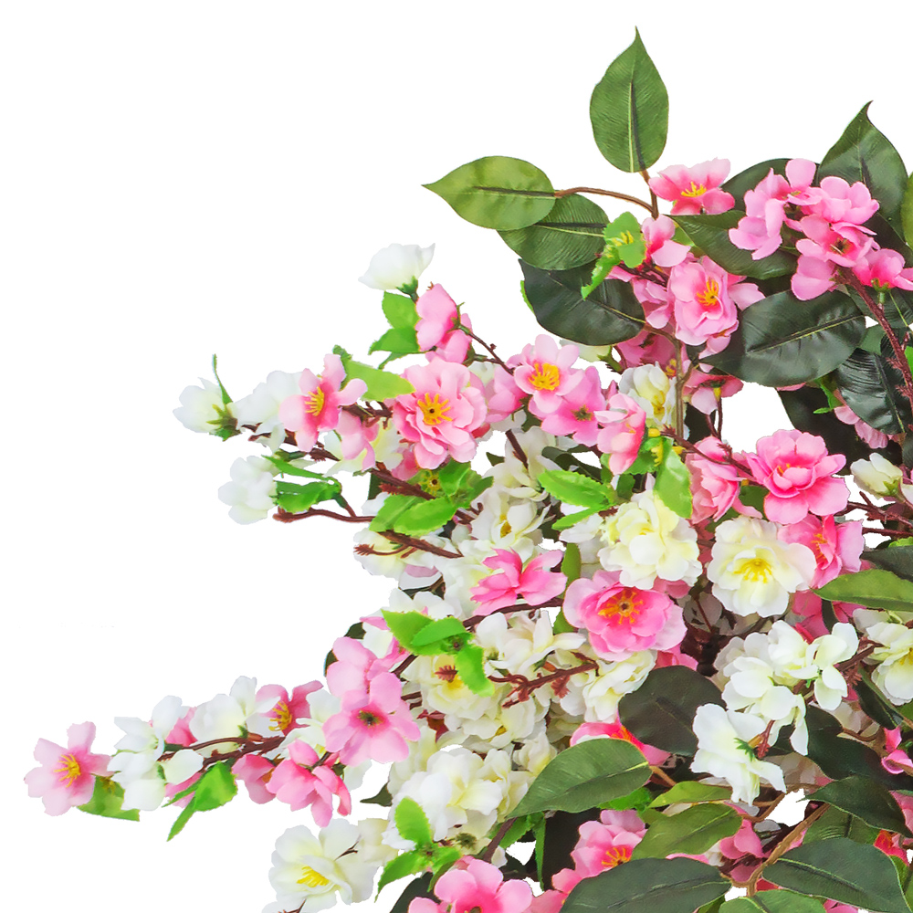 Л71-2/3(з.) Лиана искусственная с сакурой L100см, роз, бел._1