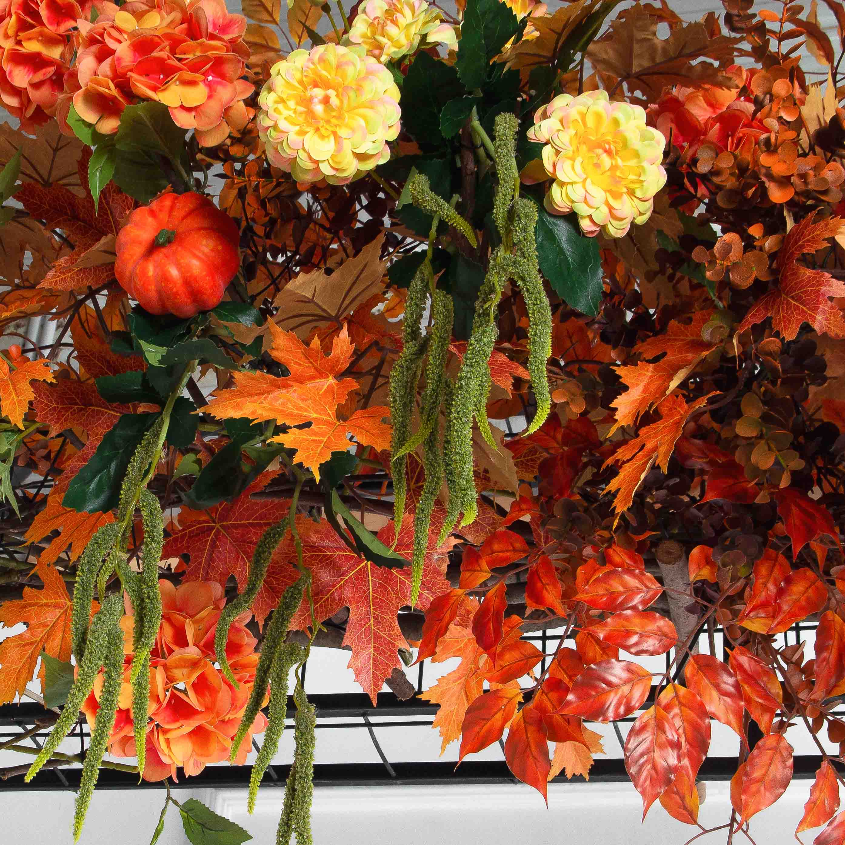 ДЛ174(Пр)(Fix)(F) Декор арочного типа L230 см на прутьях,оранжево-желтый_8