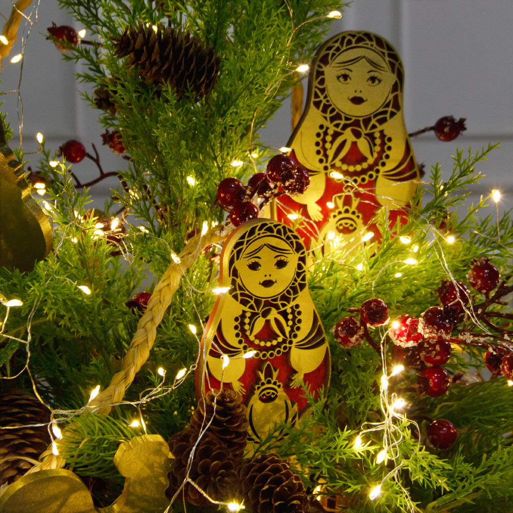 К567/СВ03т(Пр)(F) Композиция искусственная НГ интерьерная в русском стиле с гир.Роса, на основании_3