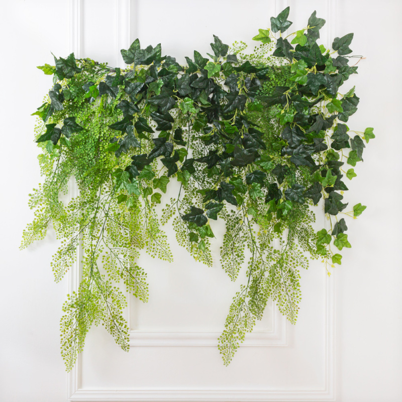 Л87 Лиана искусственная Хедера с адиантумом L100см_1