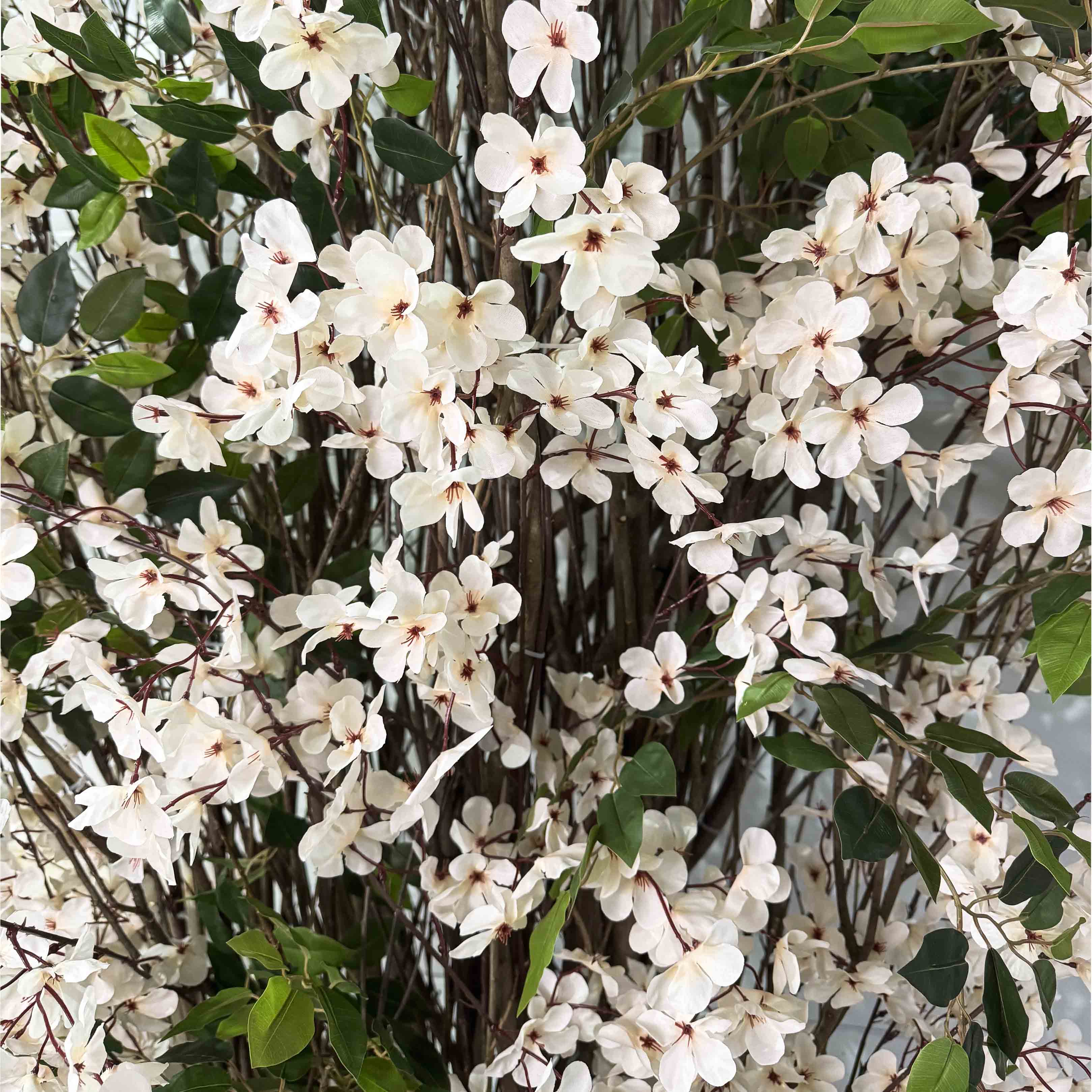 ДЛ160(F) Декор входной группы цветочный h 310 см на стволах, пристенный_5