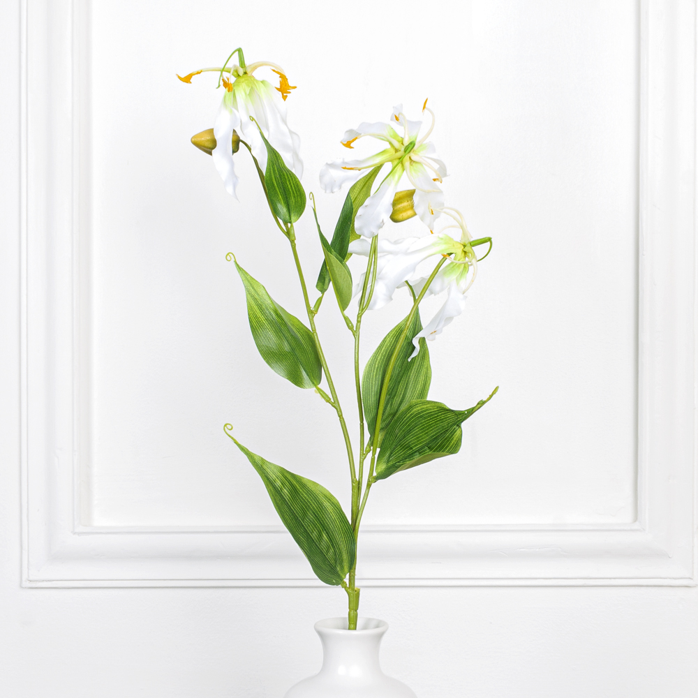 7141/9120-16/23Р Глориоза искусственная, h80см, белая_1