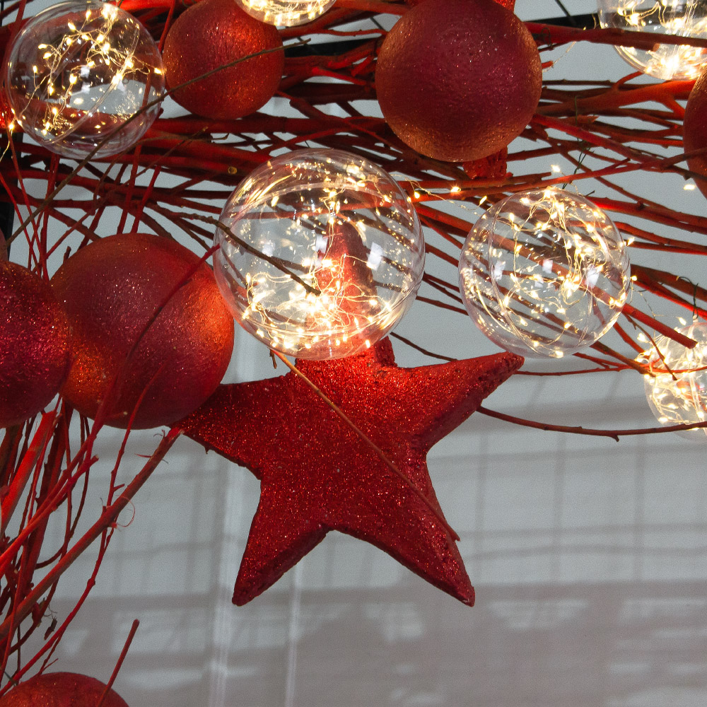 ДЛ186(Пр)(Fix)(F)Декор вход.группы h290см н/прутьях, прист.с красными звездами_8