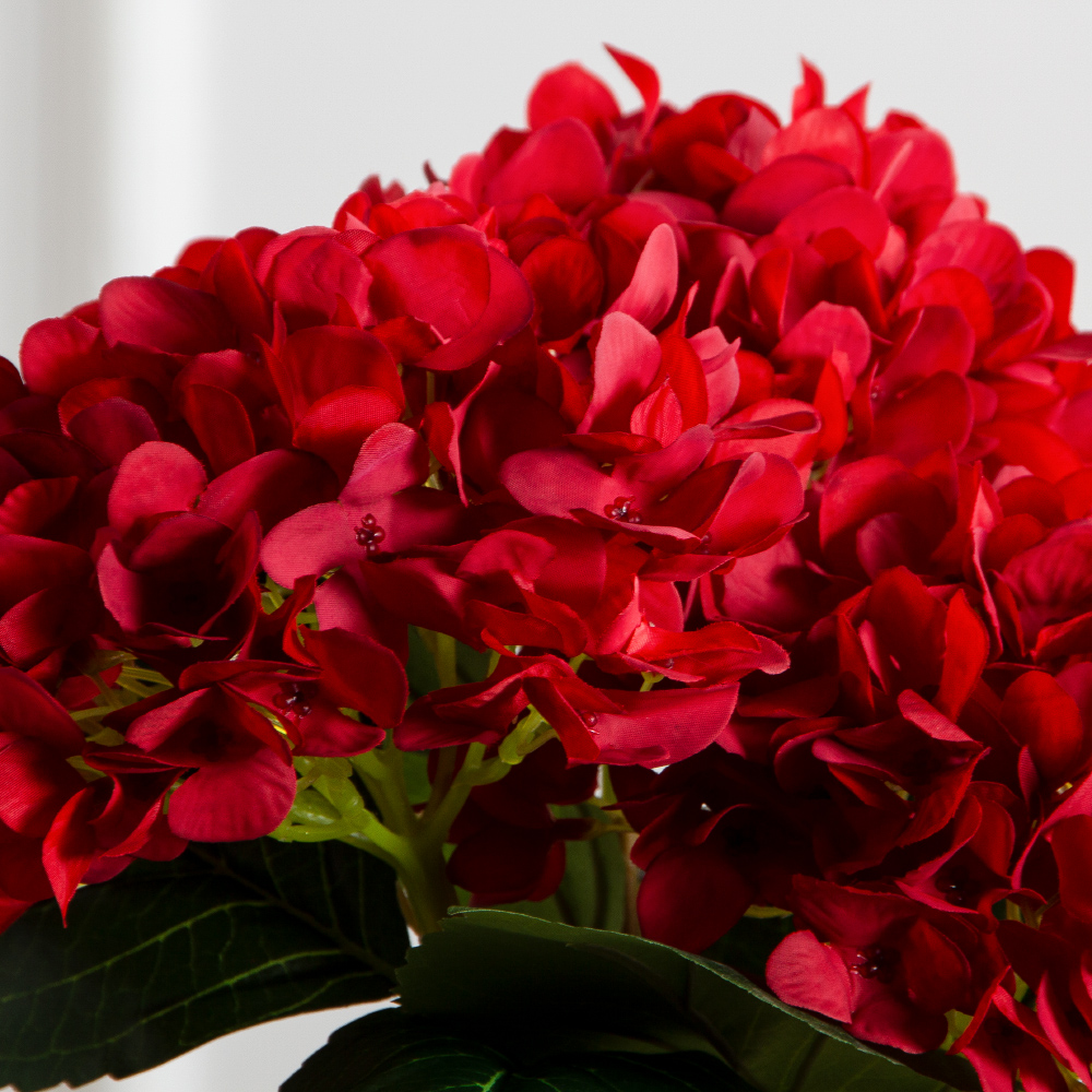 7141А/0108-0359/2(F) Гортензия искусственная h46см(голова 13см d16см) красная_3