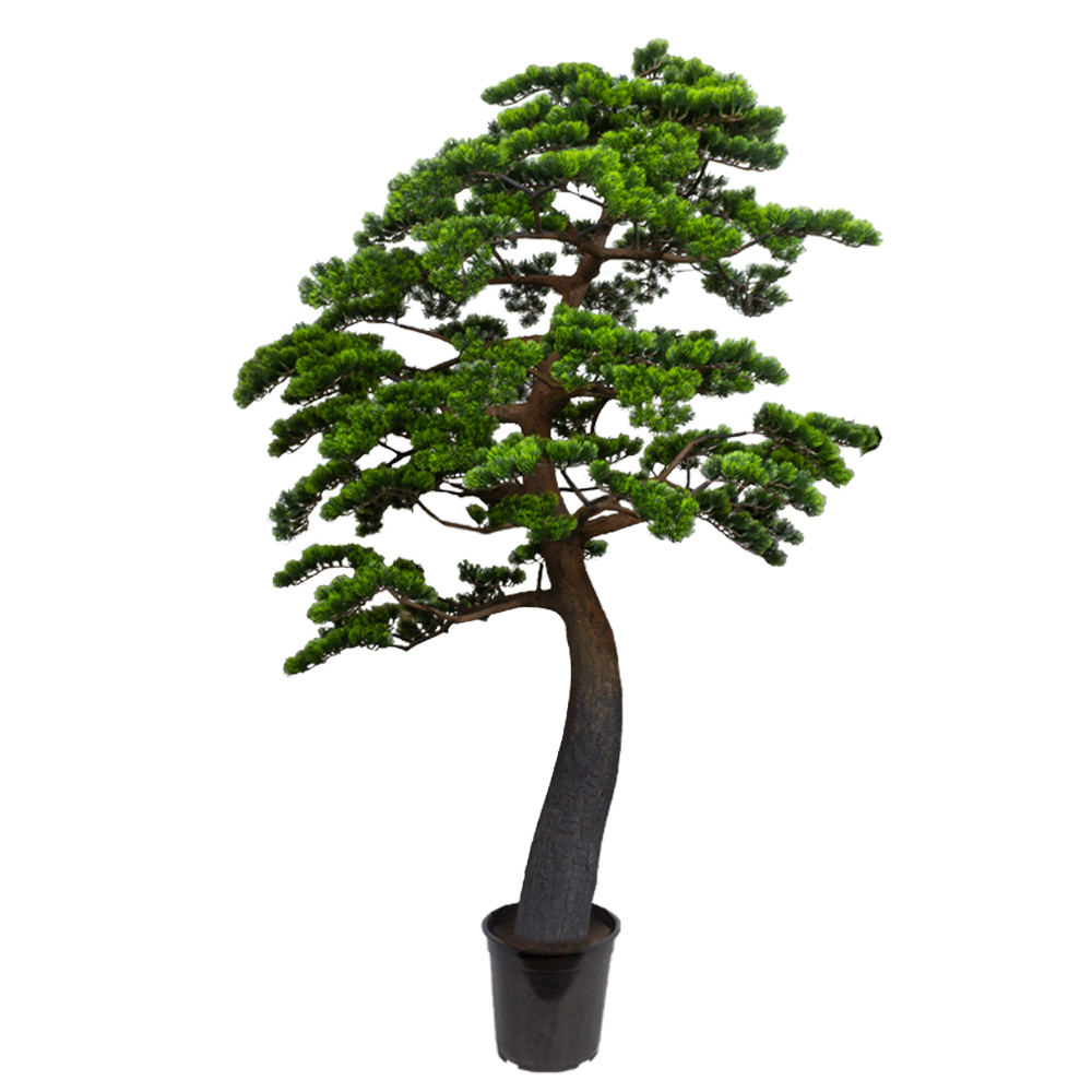 210/ДС/30(з.) Бонсай искусственный Сосна h210см (d кроны 100см)