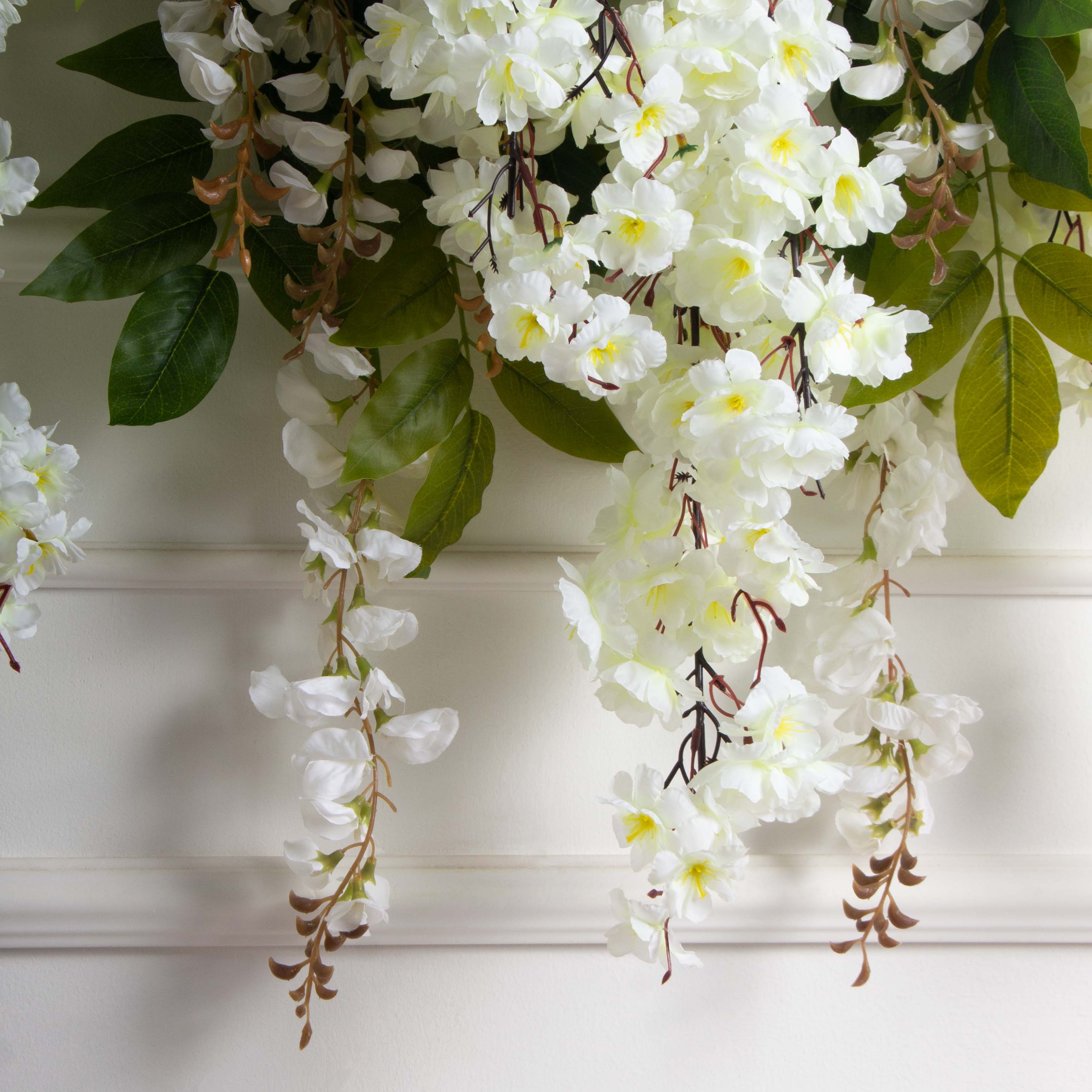 Л49-7(з)(F) Лиана искусственная Вистерия сакурой L440см, свес 100см_7
