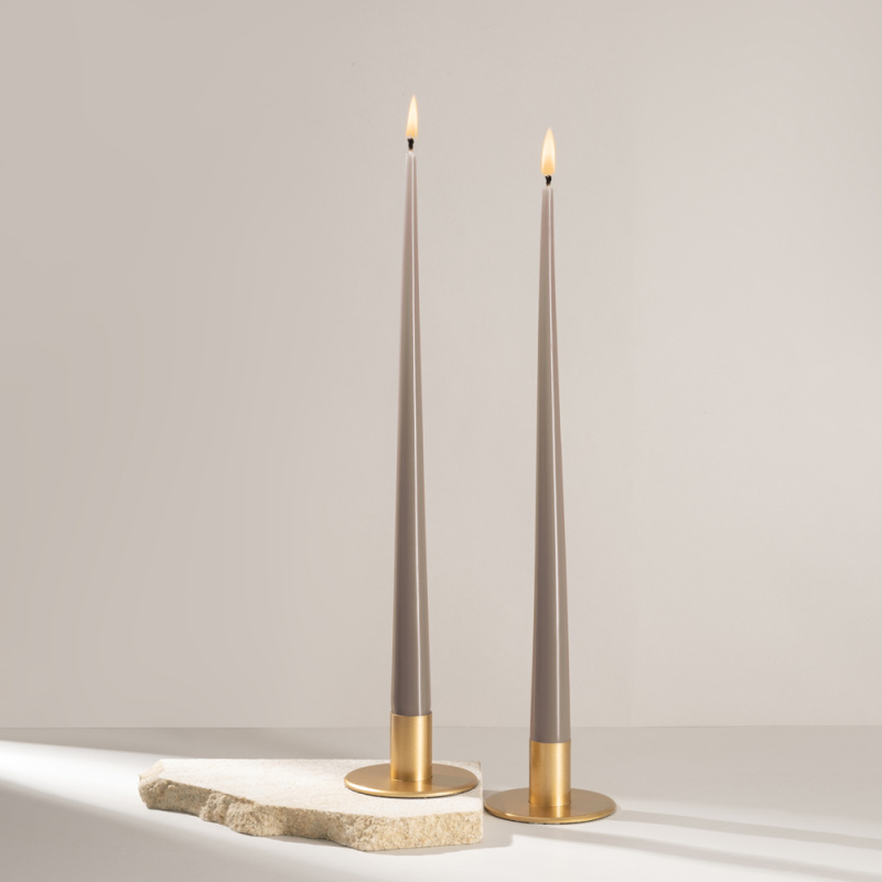 СК35-10(Fix)(F) Свеча коническая 35см Оттенок №10 (какао) 2шт/уп