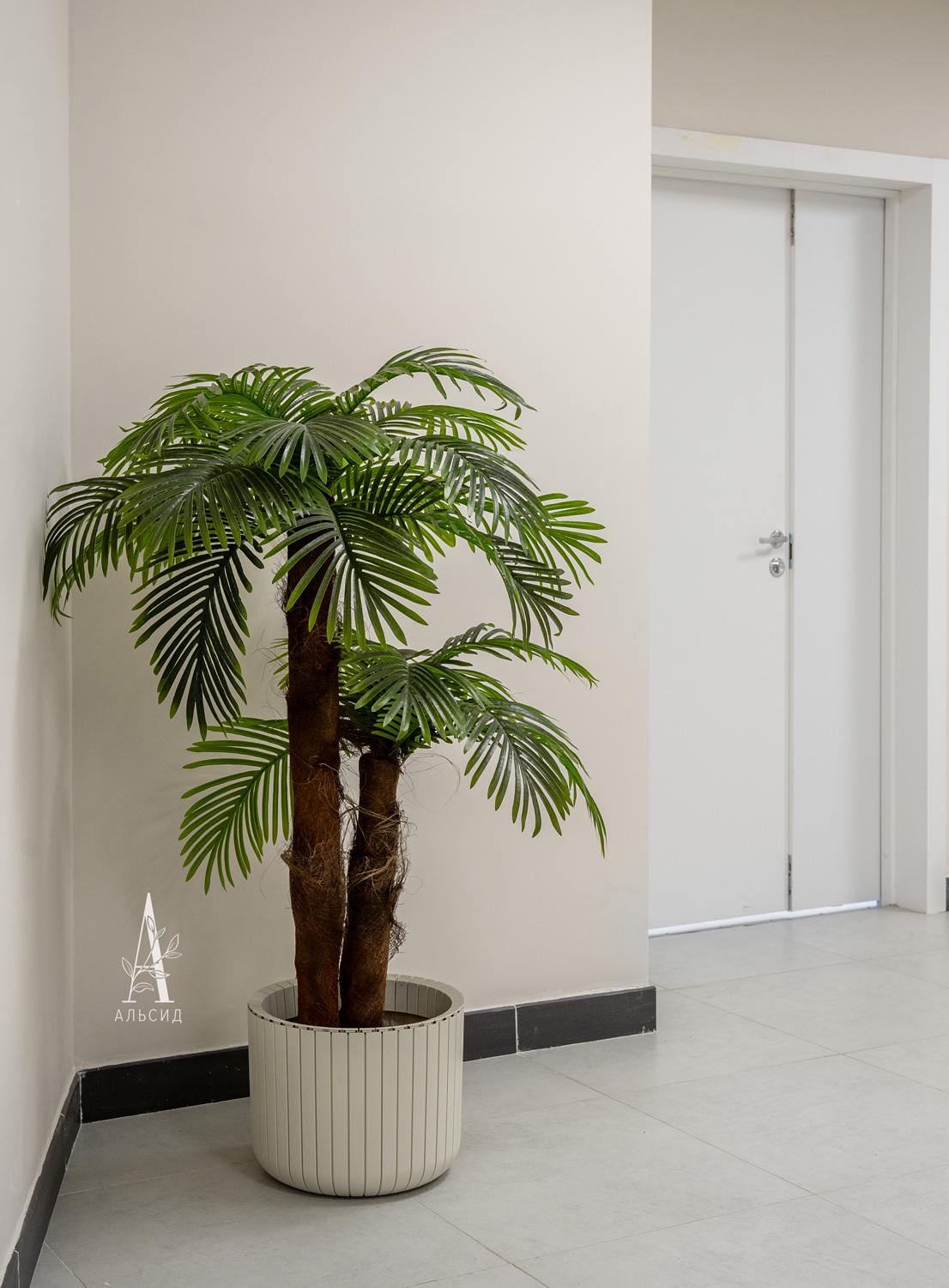 ПС120/2К/49Л(F) Пальма Арека искусственная h120см (латекс)_4
