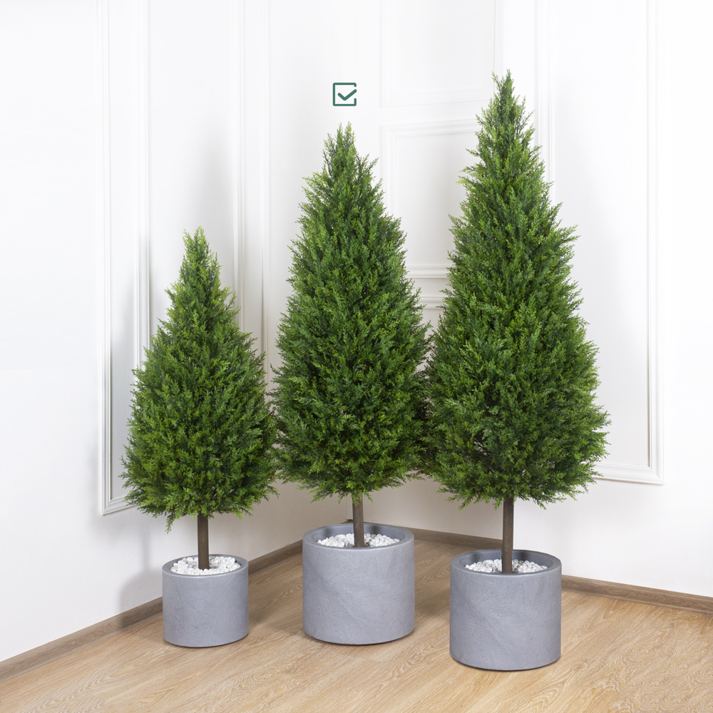 Т165/Э/467 Туя искусственная Кипрес интерьерная h165см _3