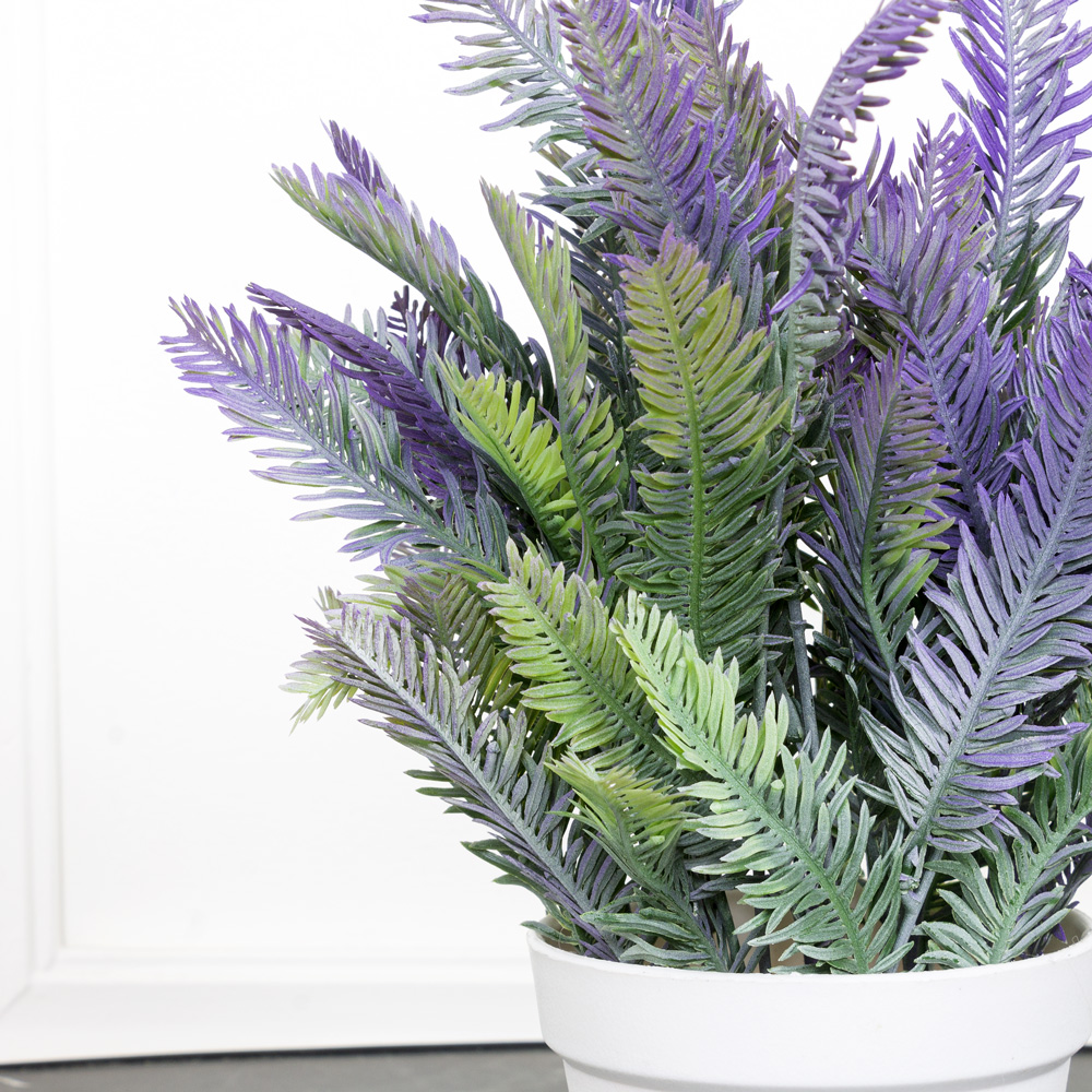 ЦС33/171-3 Тисс искусственный h21см в кашпо d11см, фиолетовый_1