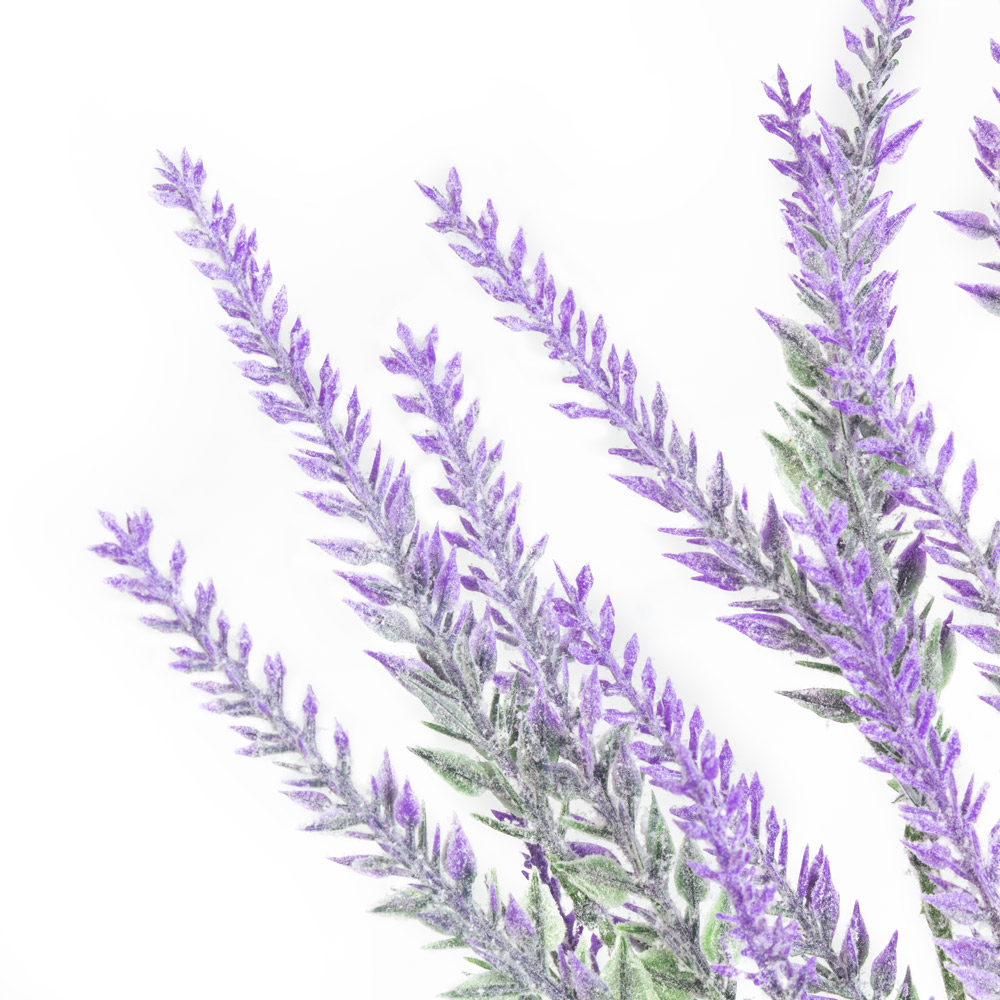 7142/0047-1 Лаванда метёлка искусственная 5 частей h36см, фиолетовая_1