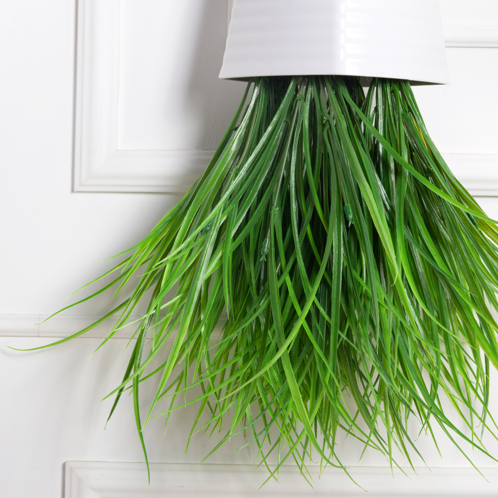 СП01(F) Sky Planter Трава (латекс)h20 в кашпо (17х17х21см)_2