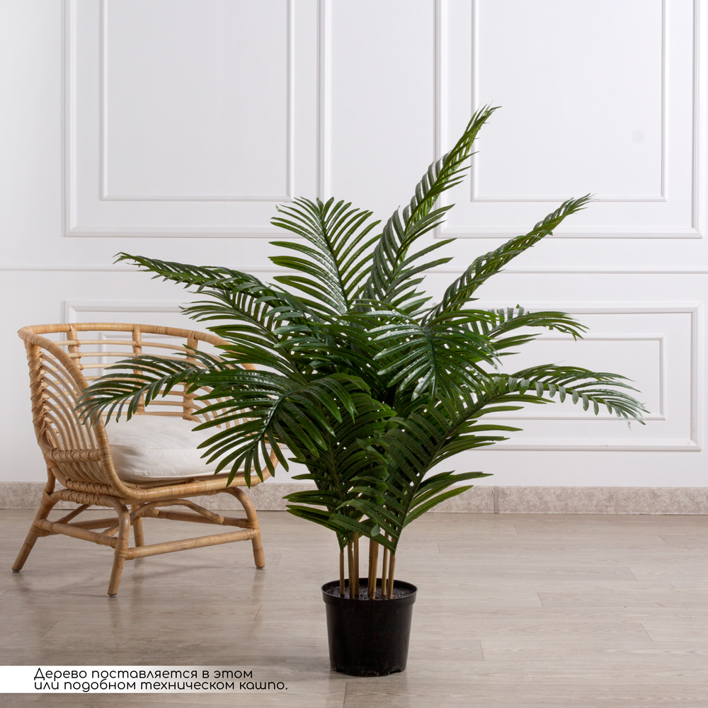 ПК120/К/49(з)(Акция)(F) Пальма искусственная кустовая h120см (латекс)_1