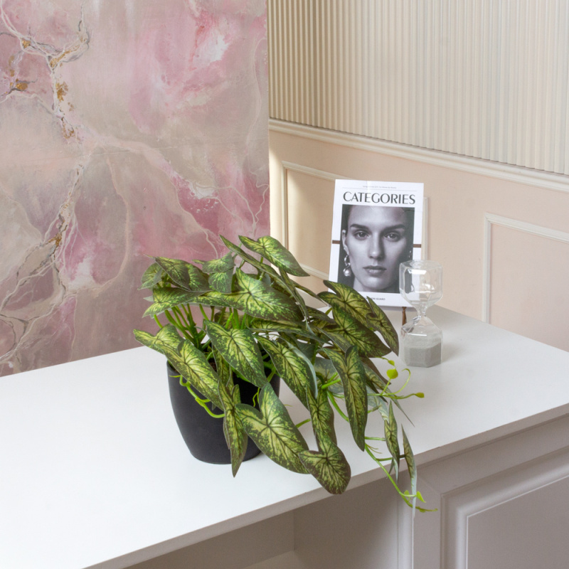 ЦС207-2(F) Сингониум искусственный, ампельный, зелёный