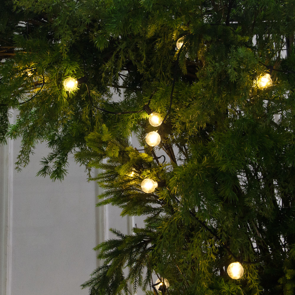 ДЛ182/СВ04(Пр)(Fix)(F)Декор вход.группы хвойный h290см н/прутьях, прист.с ретро-гирляндой_7