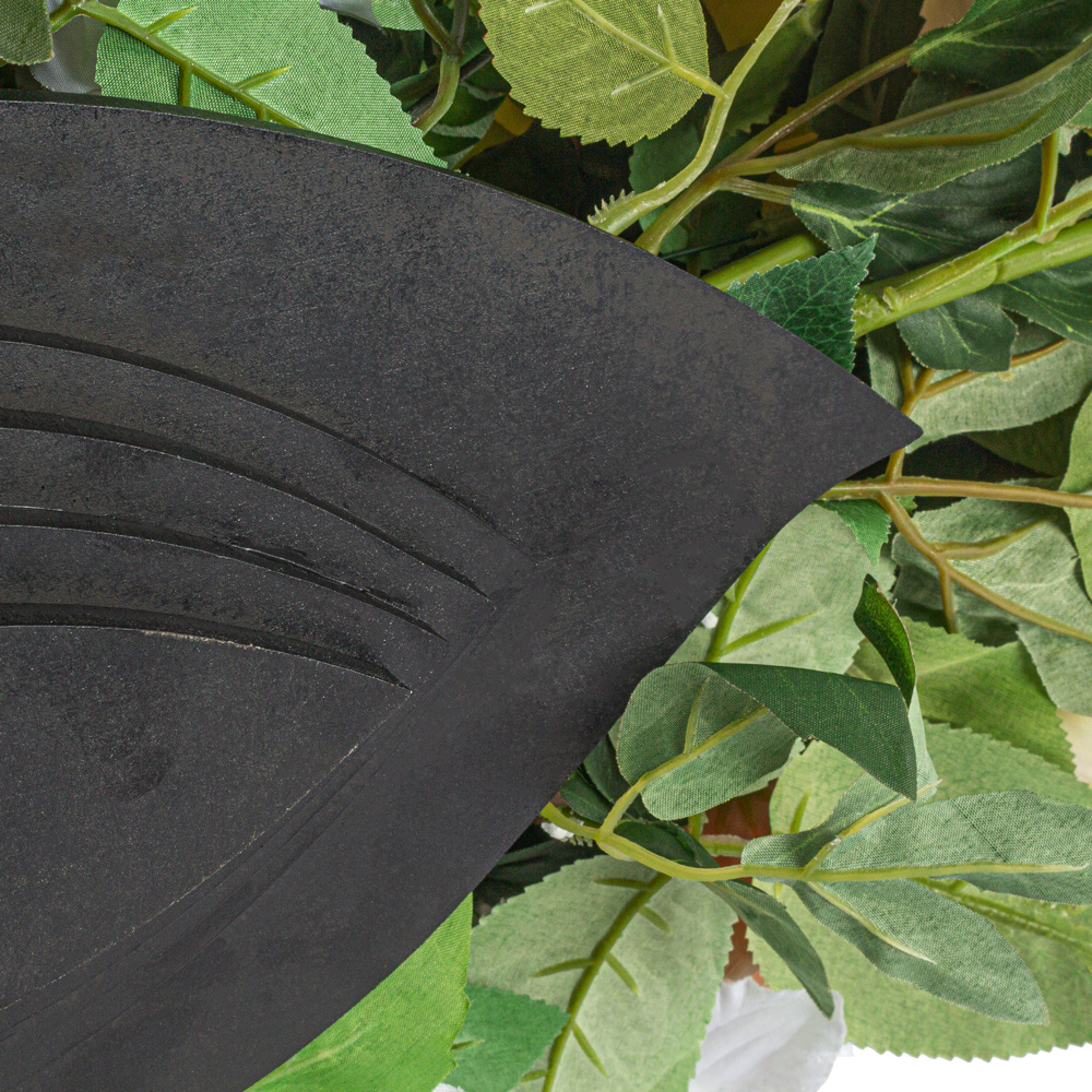 К346-1(з.) Композиция искусственная цветочная 90х41см, h28см_4