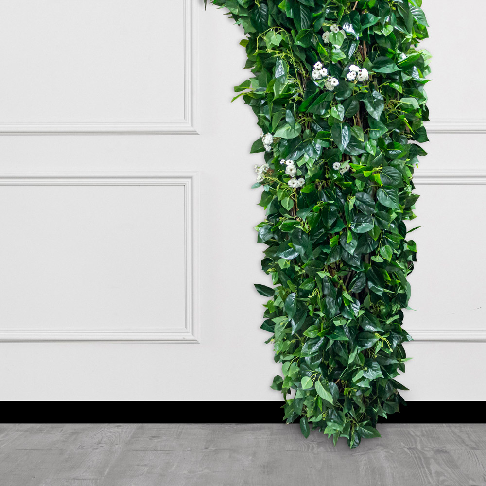 ДА07(з) Декоративная искусственная арка со сциндапсусом 250х290см_2