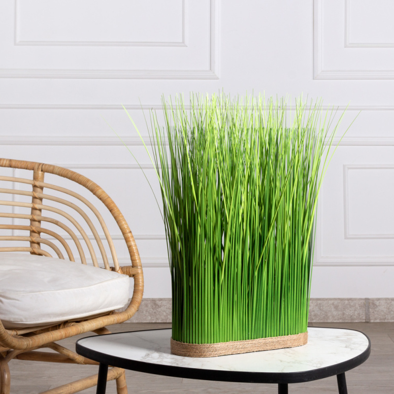 С0144(Promo)(F) Сноп из искусственной осоки h50см, овал d13см