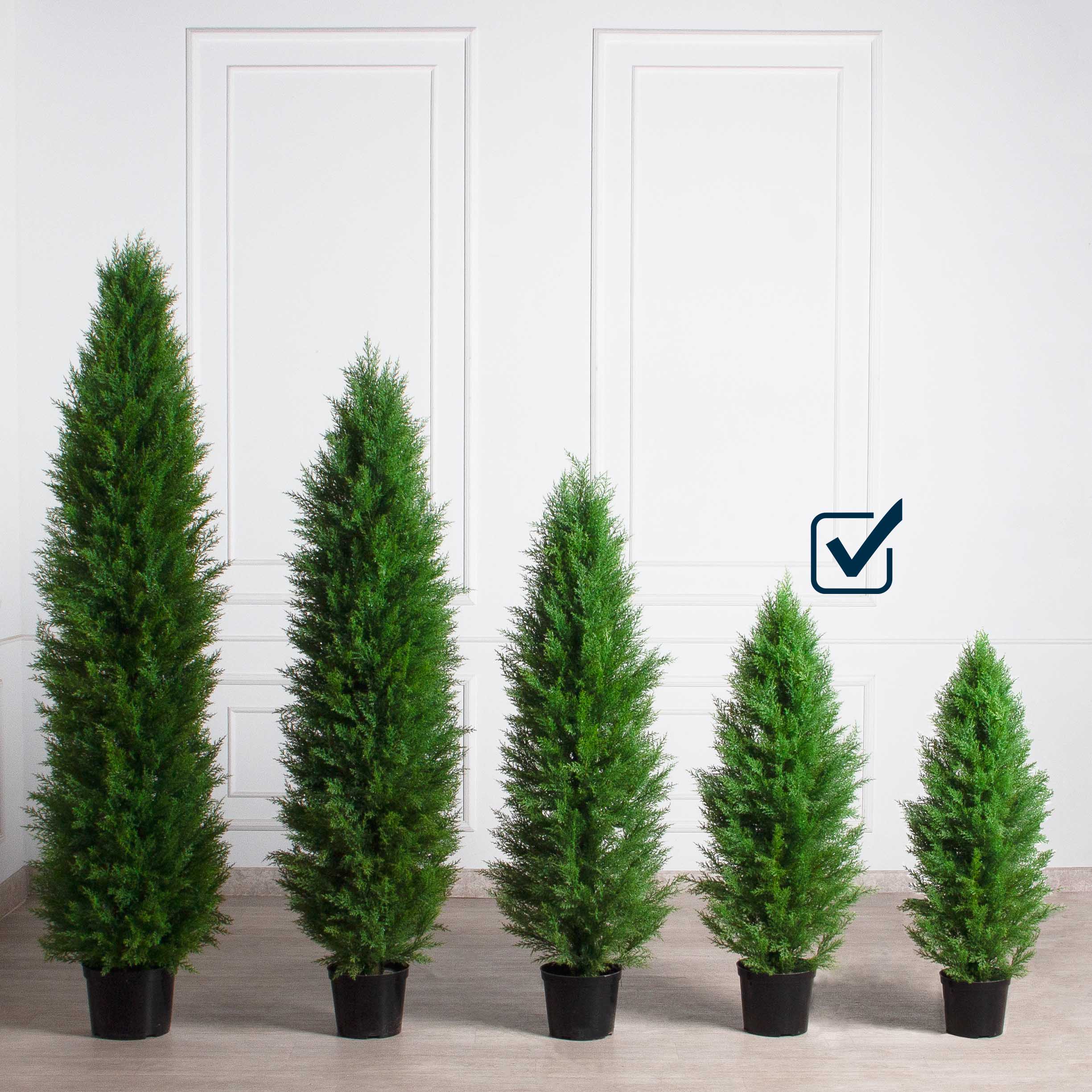 Т120/СЛ/4677(Пр)(Fix)(F) Туя искусственная Слим h120см_8