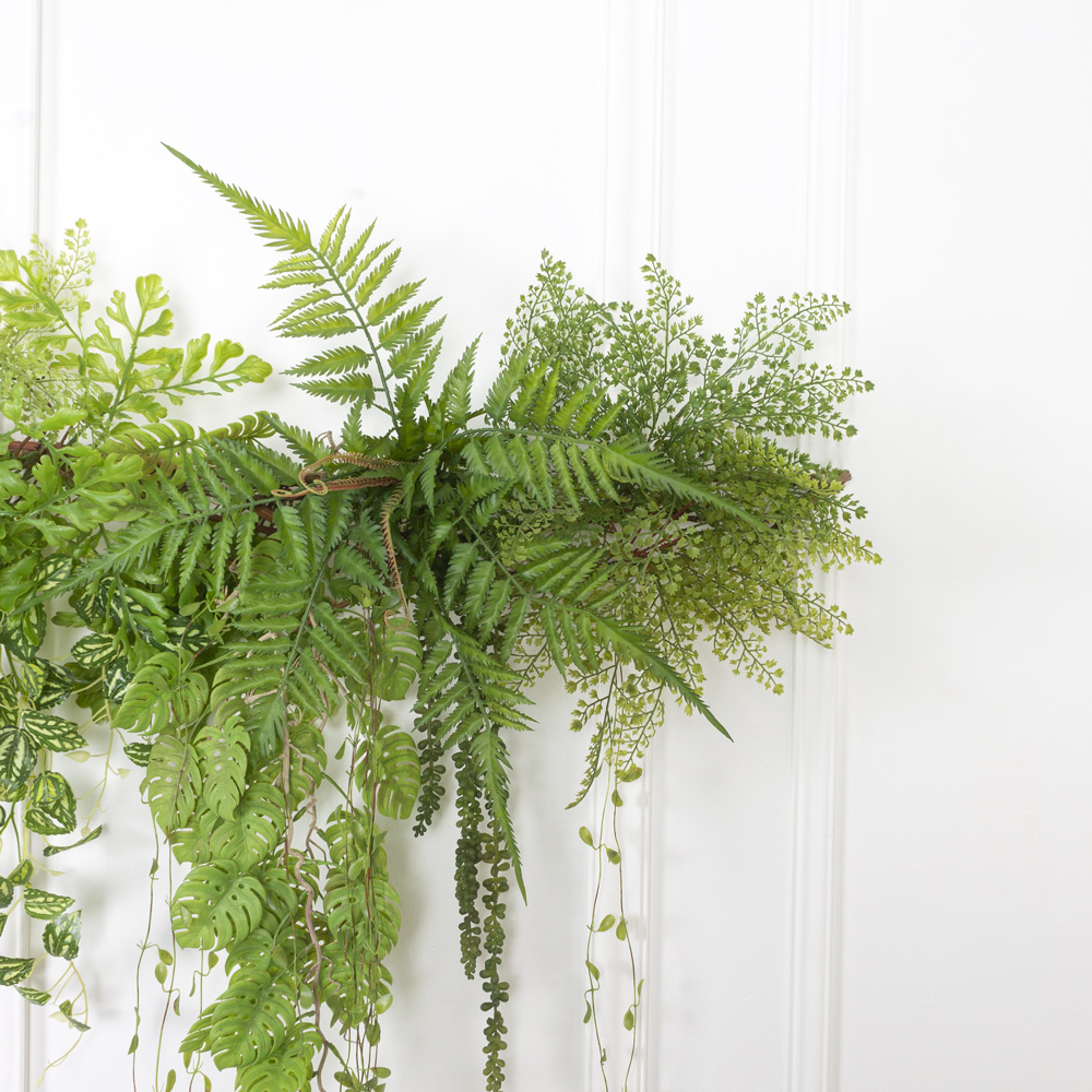 Л77 Лиана искусственная, зеленый микс L100см_1