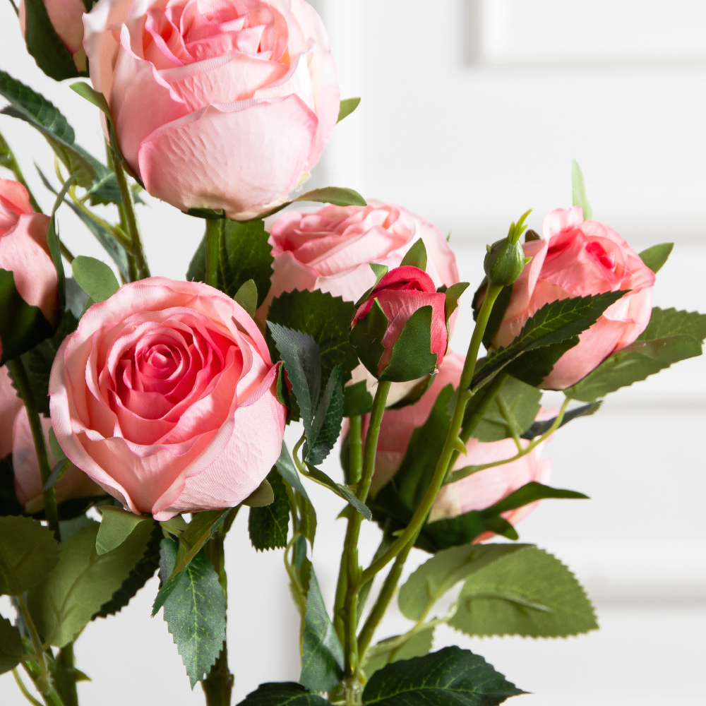 7141А/0108-0360/5(F) Роза искусственная h65см 2головы 2бутона,светло-розовая_4