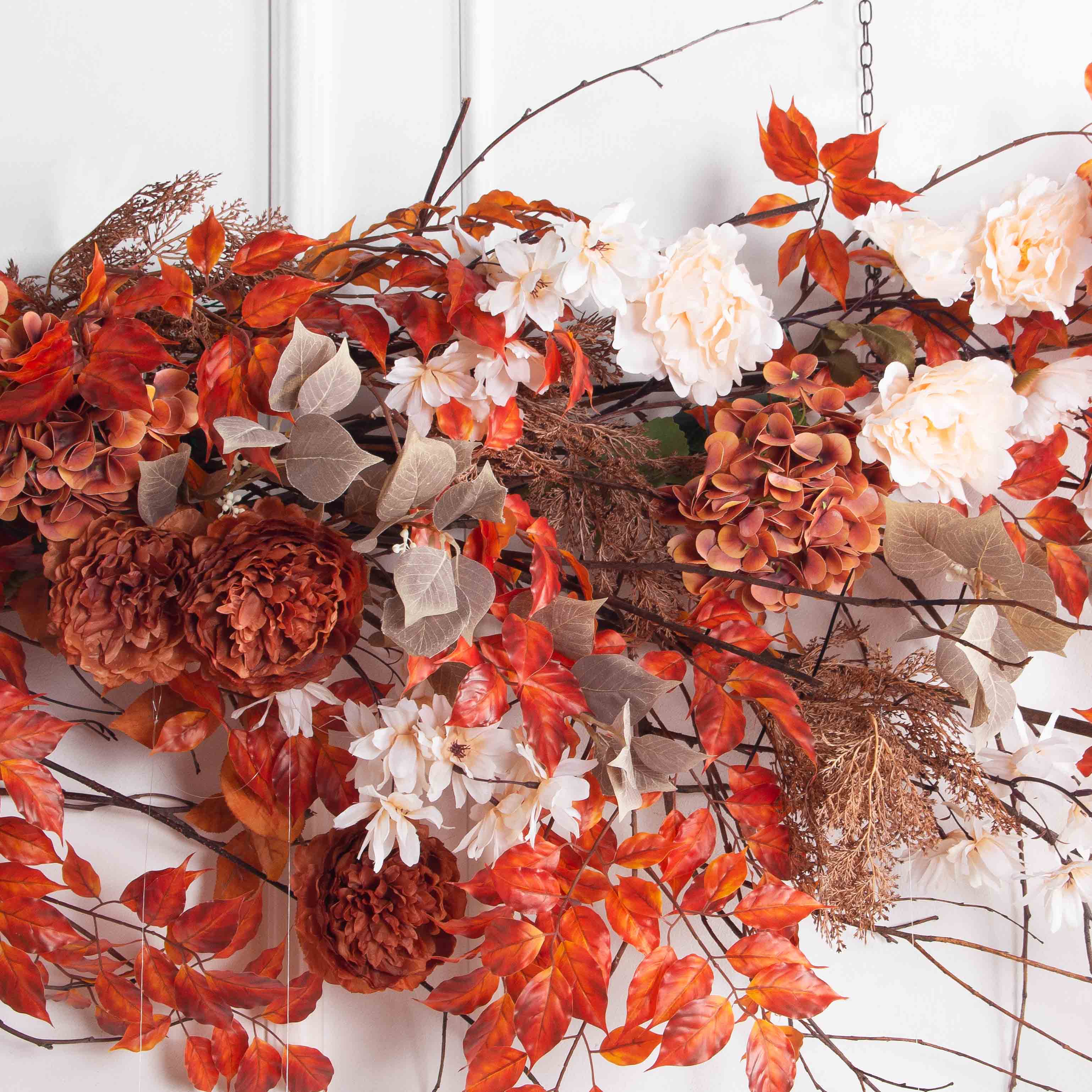 Л172(Пр)(F) Лиана искусственная бежево-терракотовая L100см_6