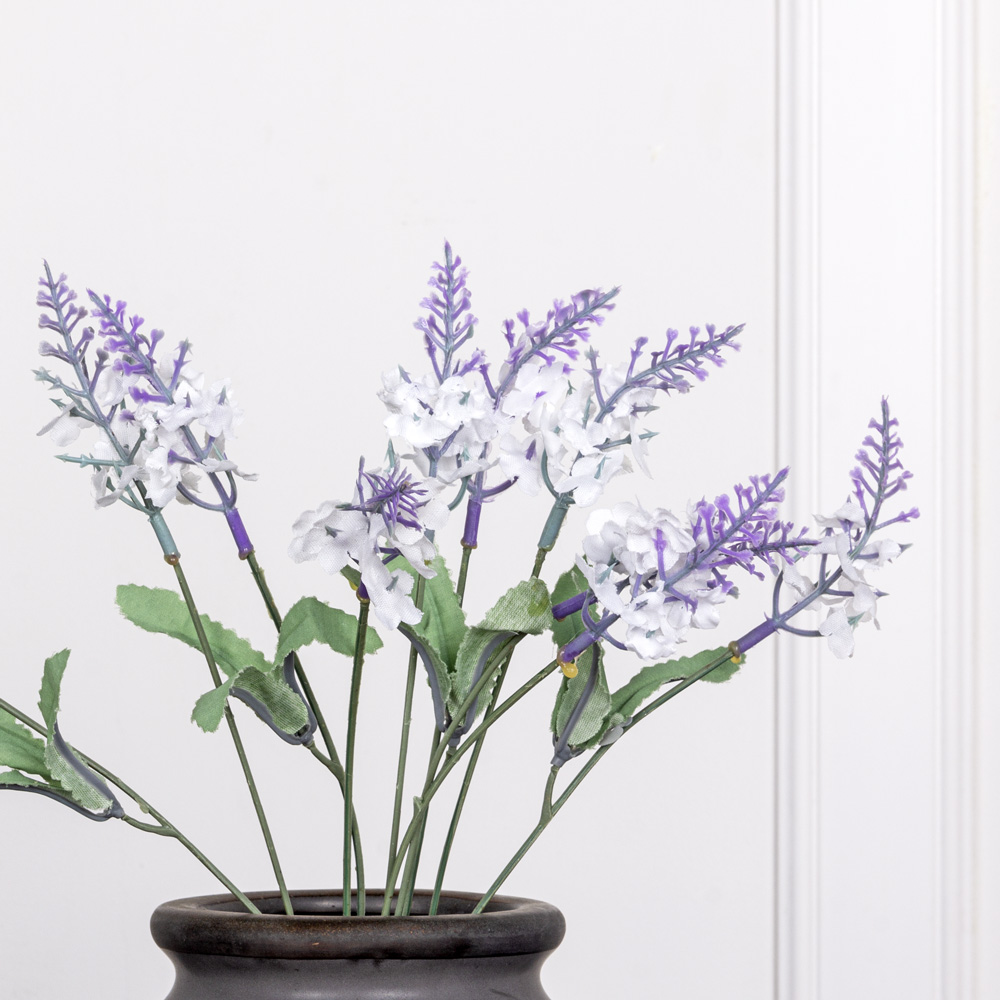 7142/0016-1 Лаванда искусственная 10 частей, h31см, сириневая/фиолетовая_2