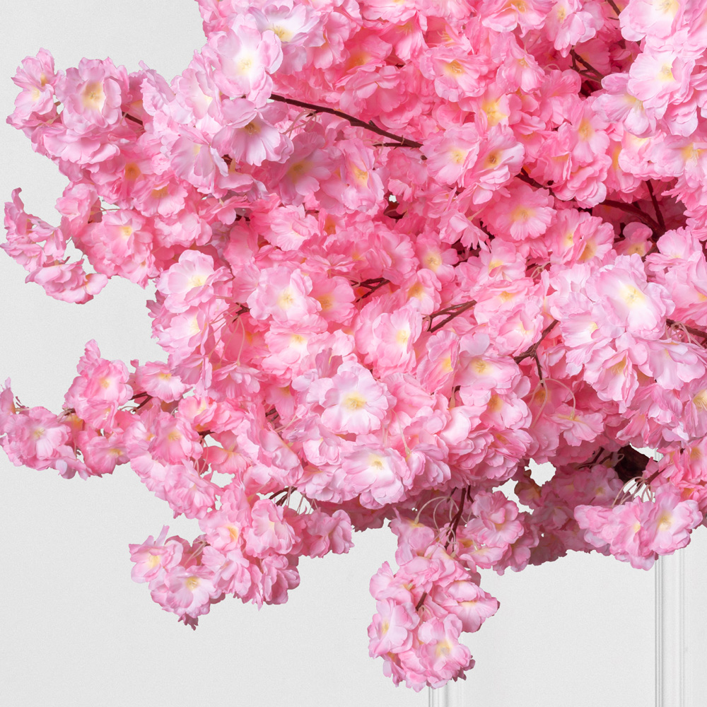 250/ОС/225-2(з) Сакура искусственная h250см, d150см на основании 60х35см, розовая _3