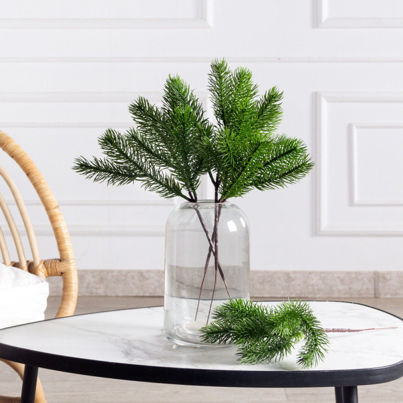 736А/9127М-2(F) Ветка ели НГ h33см(7 веточек)