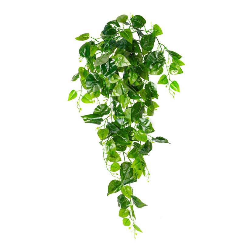 7144/0228-10Р Плющ сциндапсус *9в зеленый h100см(латекс)
