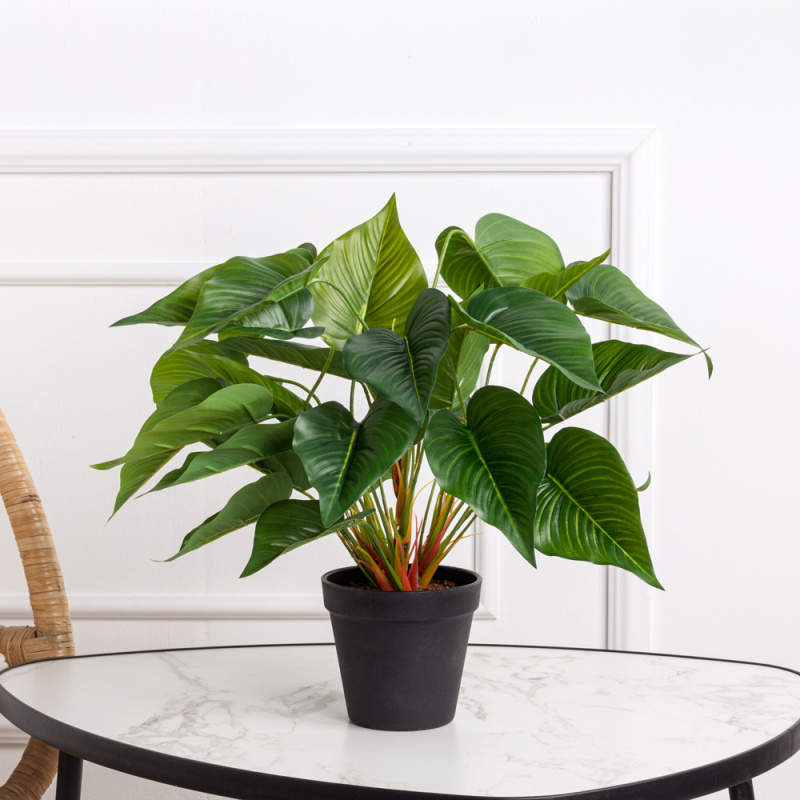 ЦС95 Сциндапсус искусственный (латекс) куст h40см в кашпо