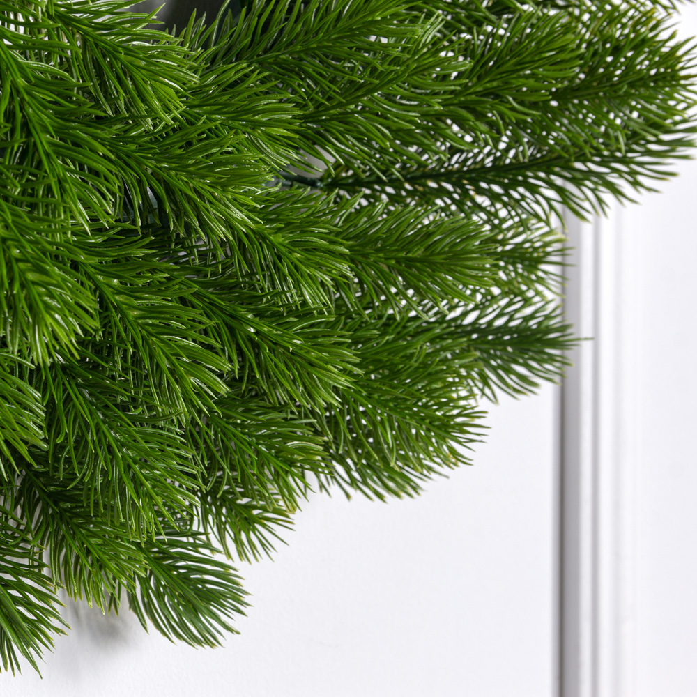 736А/9127М-4(F) Венок новогодний d 42см_1