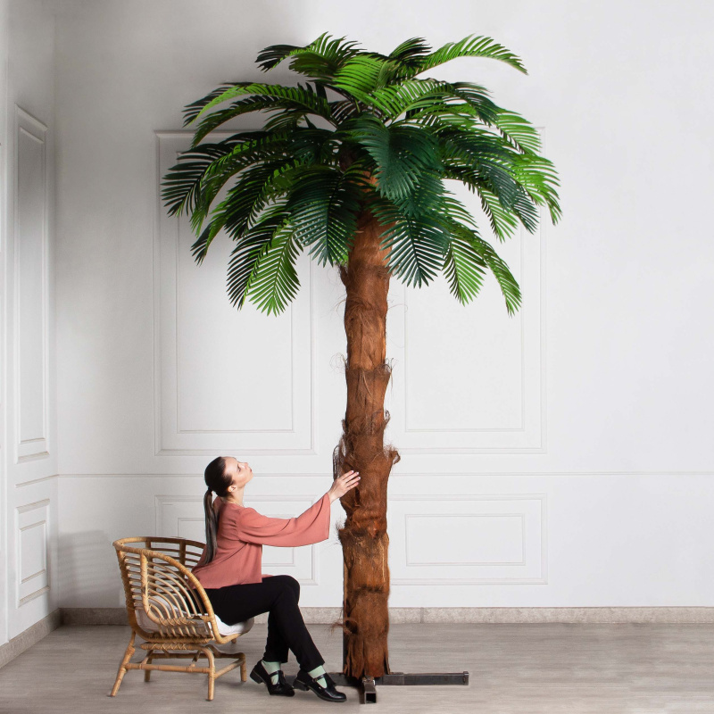ПС300/ТР/49Прем(Пр)(F) Пальма Арека искусственная h300см (латекс) на мет.основании_1