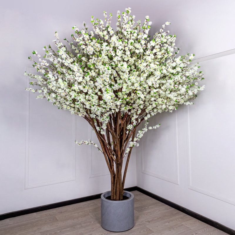 300/РН/46М-1(з) Сакура искусственная h300см,d300см(кроны)белая