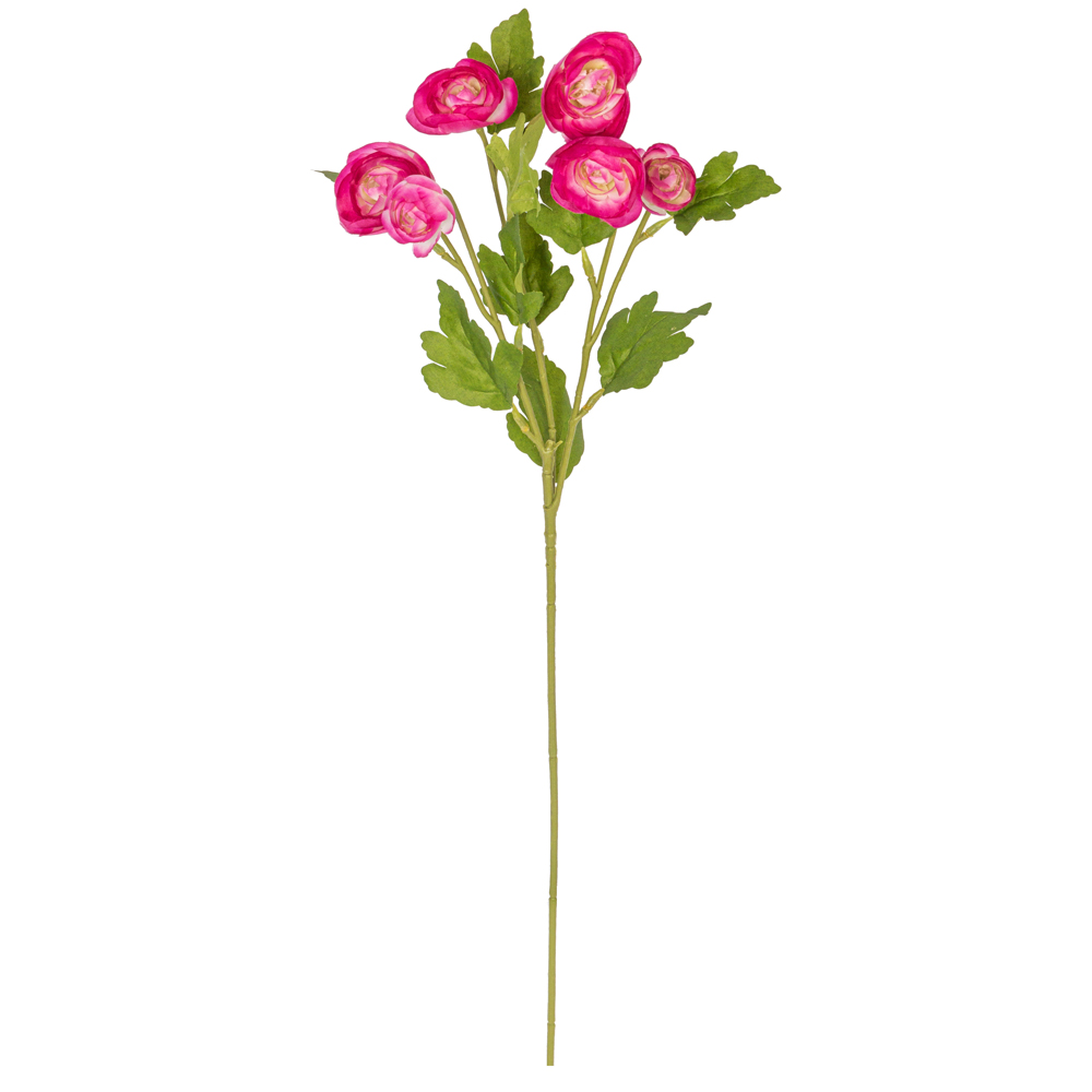 7141/9139-11/28Р Ранункулюс искусственный 4 головы, 2 бутона, h60см, пурпурный_1