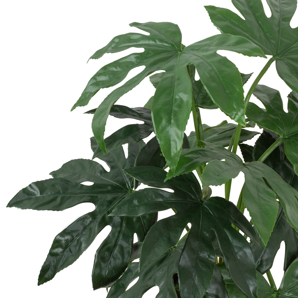 К50/471 Аралия искусственная h50см, в кашпо d15см_3