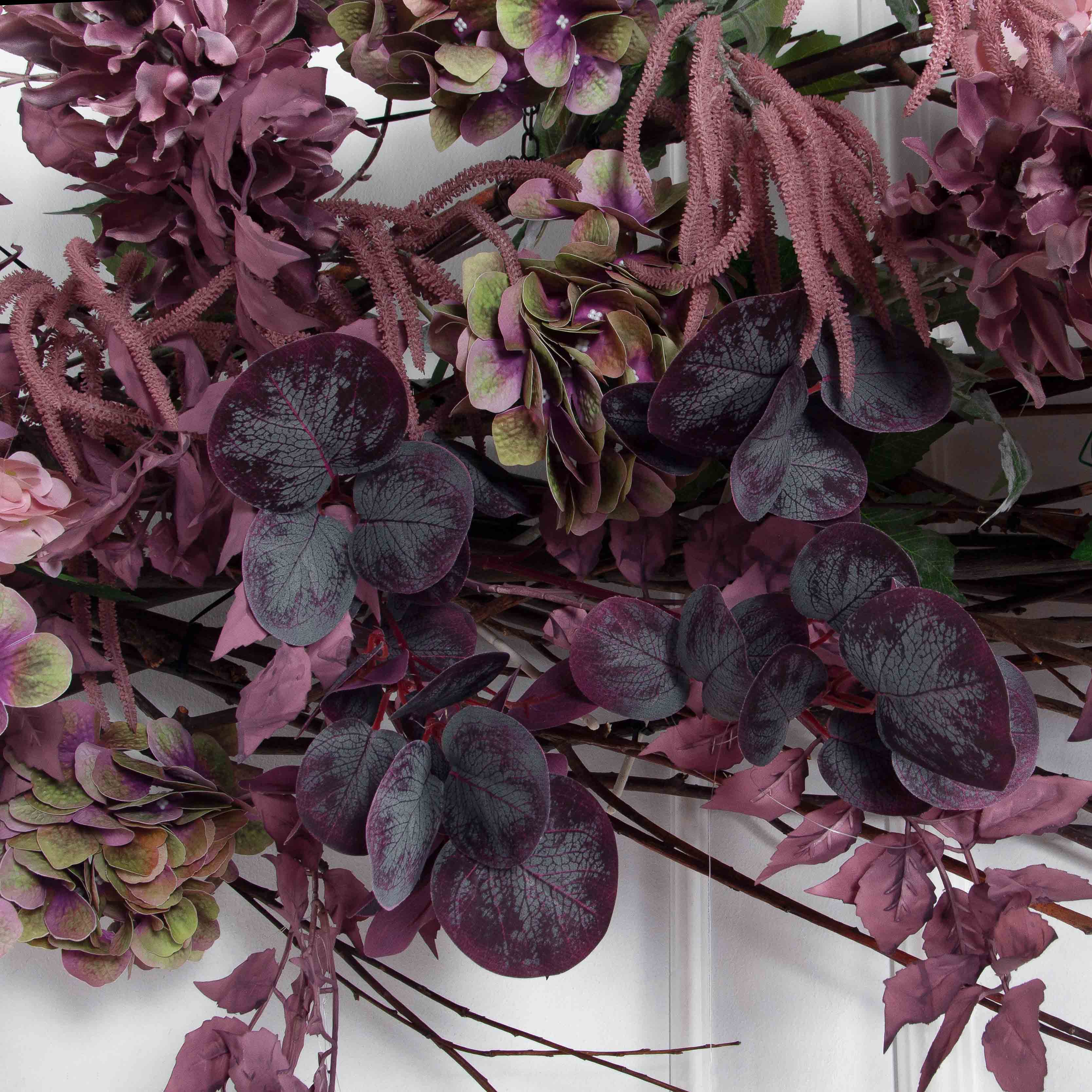 Л173(Пр)(F) Лиана искусственная пепельно-пурпурная L100см_6