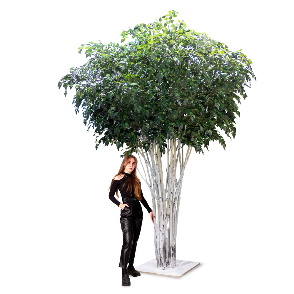 370/РН/12М-1(з/УУ) Береза искусственная h370см на основании _1