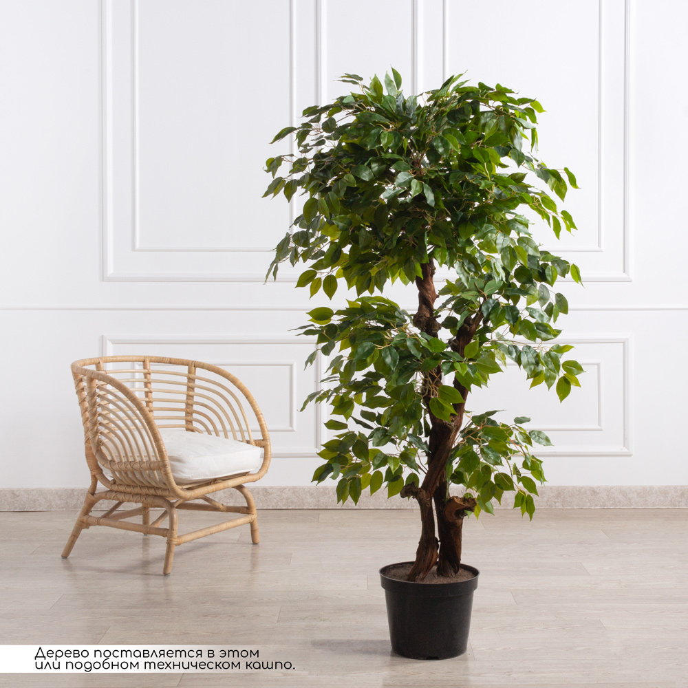150/Я3/ОС/34(з)(F) Фикус искусственный h150см (латекс)_1