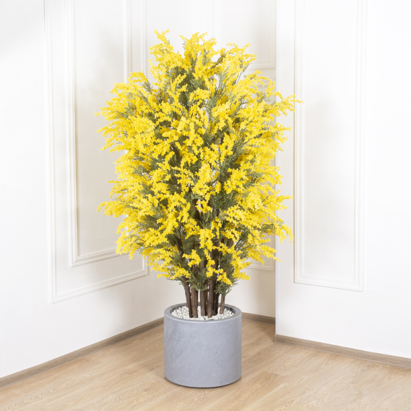 200/ШК/43 Куст Мимозы искусственный, h200см, d120см