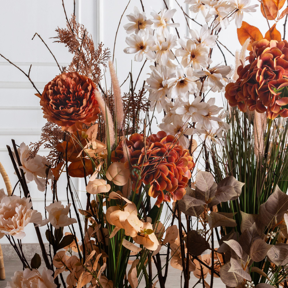 К545(Пр)(F) Композиция искусственная на основании,бежево-терракотовая_6