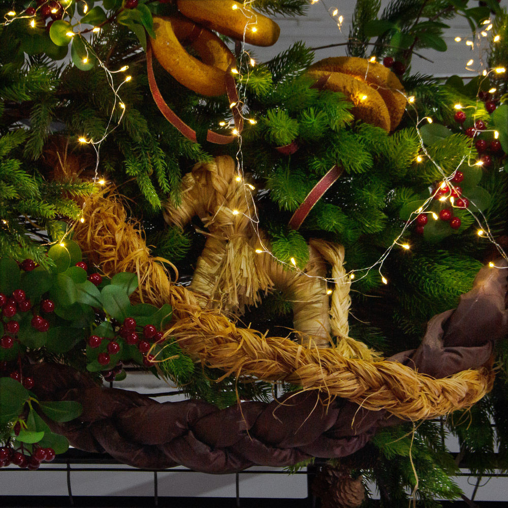 ДЛ193/СВ03т-1(Пр)(Fix)(F) Декор вход.груп. h330 н/прутьях,прист.с гир.Роса в русс.стиле,беж-корич._7