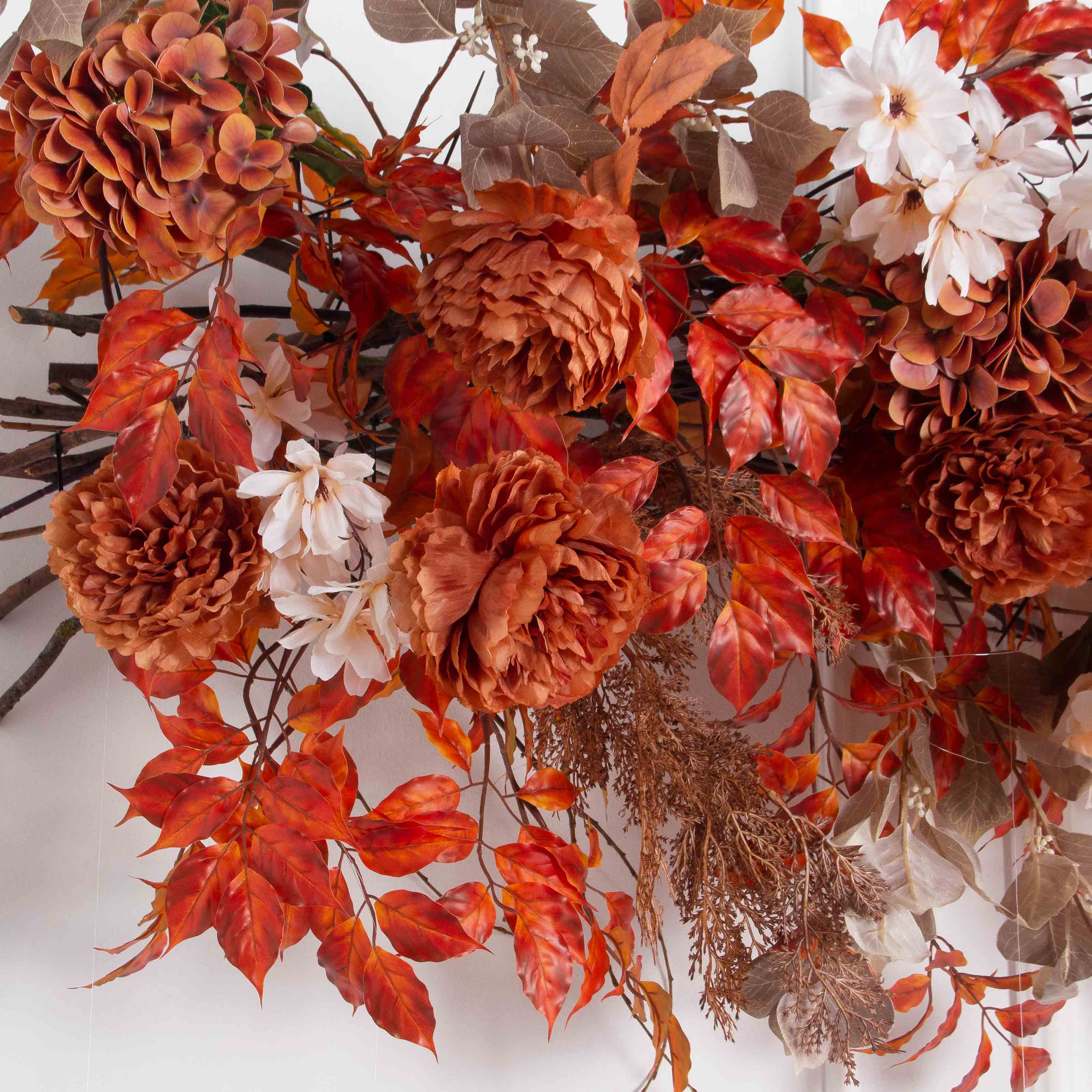 Л172(Пр)(F) Лиана искусственная бежево-терракотовая L100см_3