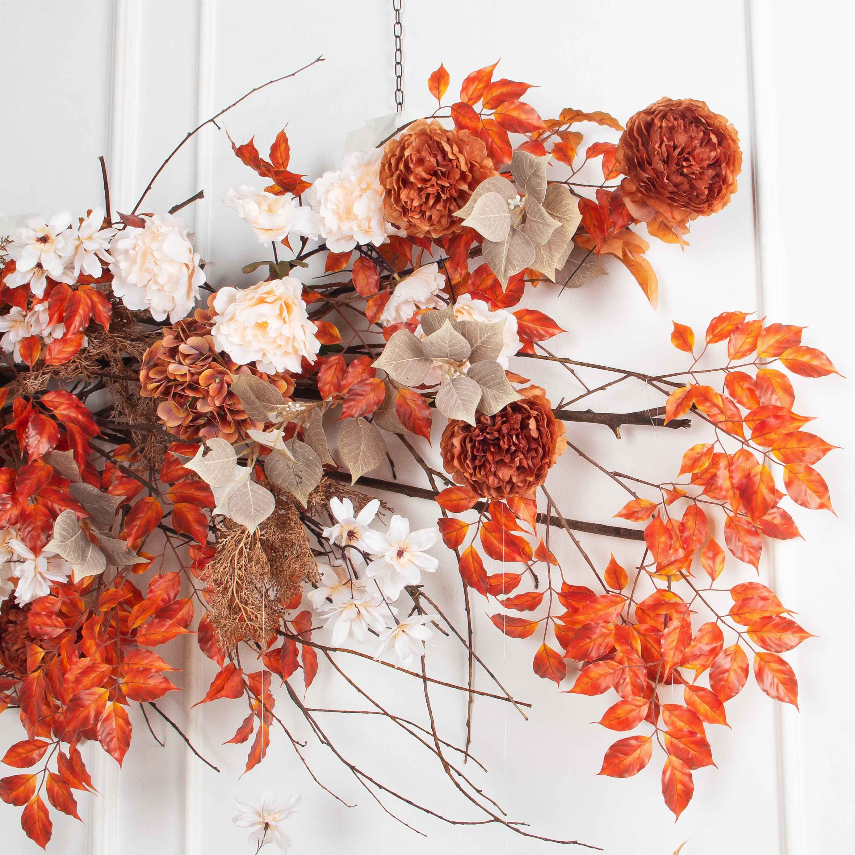 Л172(Пр)(F) Лиана искусственная бежево-терракотовая L100см_7