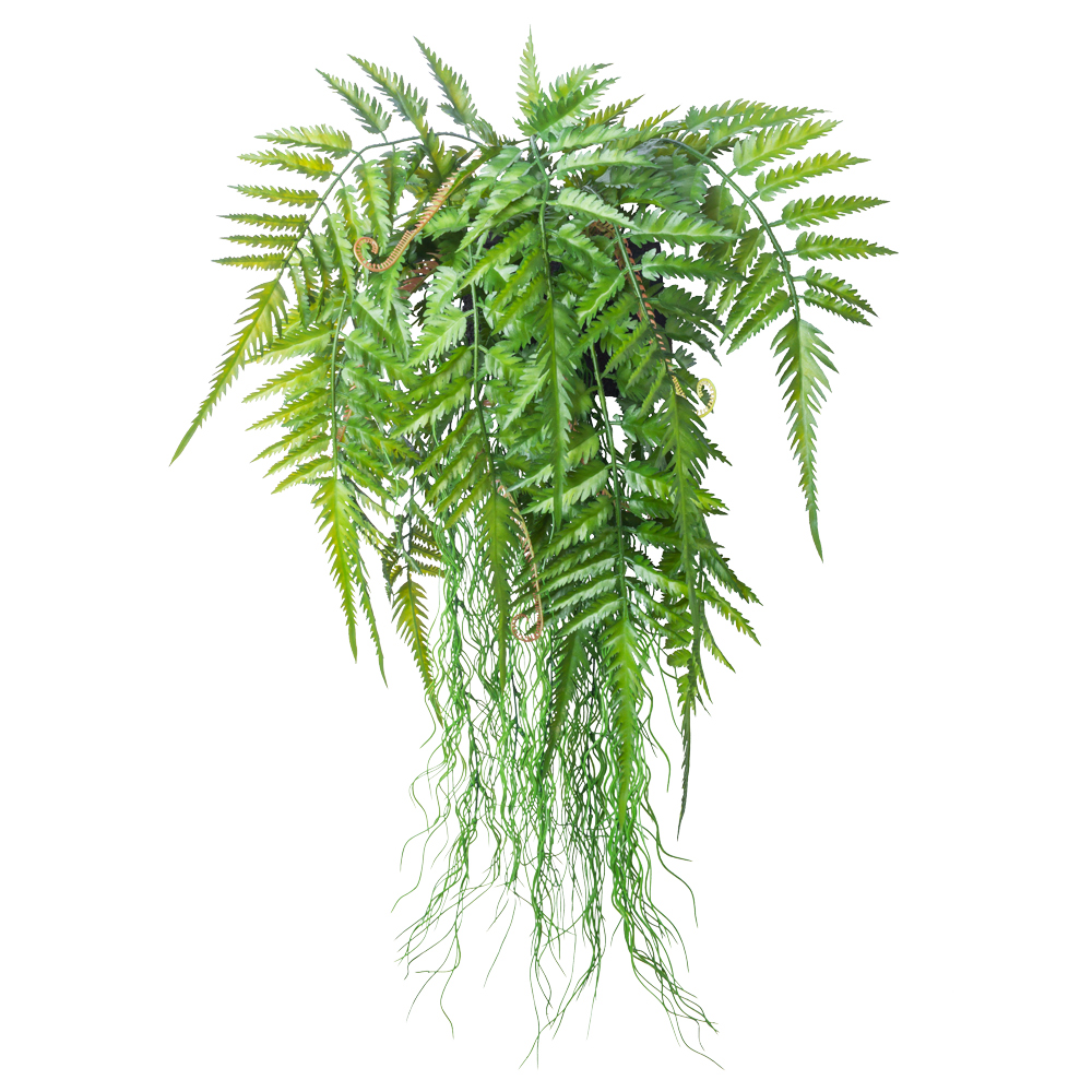 БК 10 Композиция с папоротником на блоке 15*h10_2