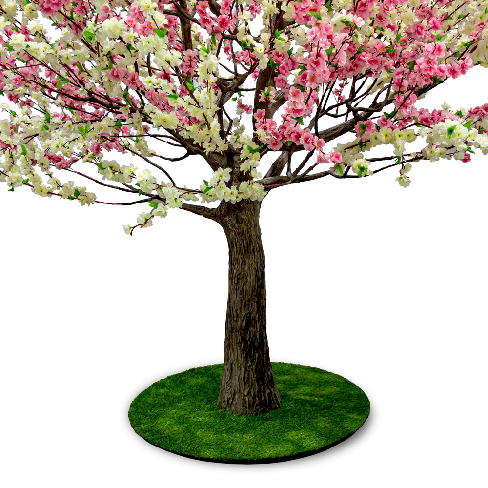 300разб/225-2(з) Сакура искусственная разборная h300см, бело-розовая_1