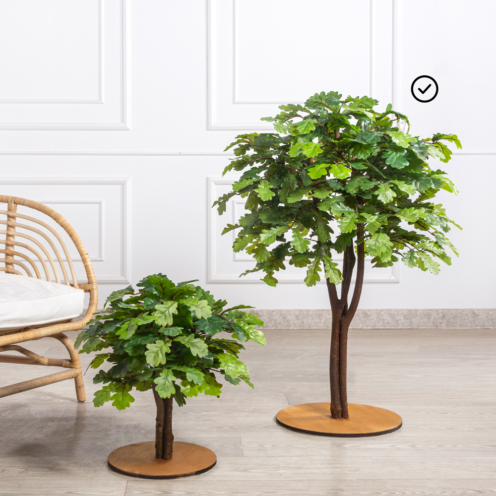 100/РПК/04М-1(з)(F) Дуб искусственный h100см (латекс) на основании_3