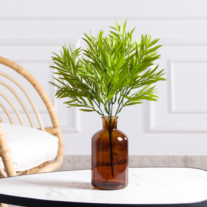 7143/9116-5/9СЧ(F) Погонатерум искусственный куст 5 частей h34см, сочно-зеленый